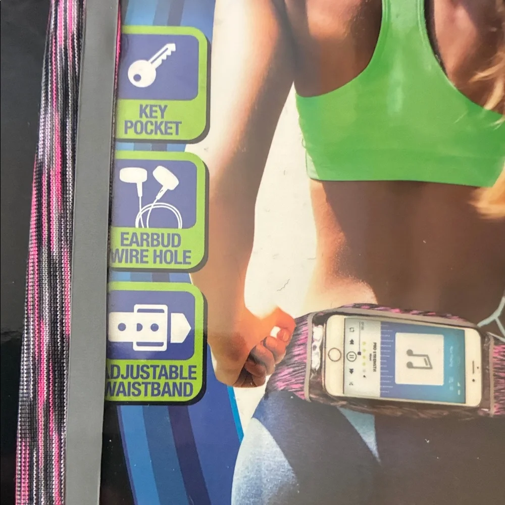 2 pack Pink Adjustable Waistband for Cell Phones